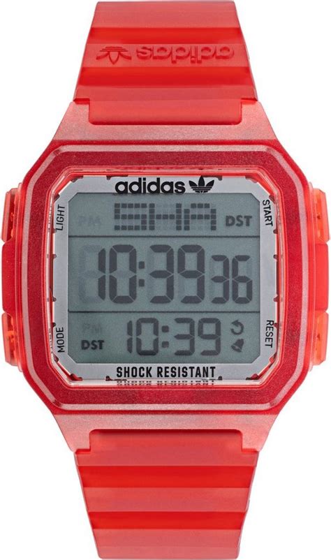 rote adidas digital uhr|Digital One GMT R Watch .